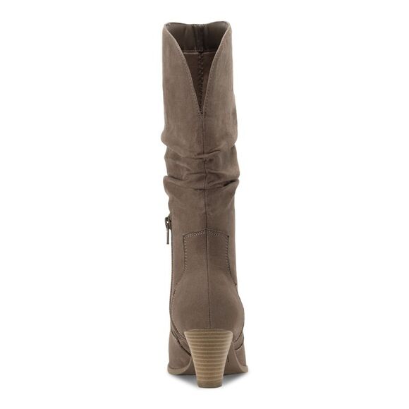 STYLE & COMPANY Womens Beige Arlenee Almond Toe Block Heel Slouch Boot 7 M - Picture 3 of 4